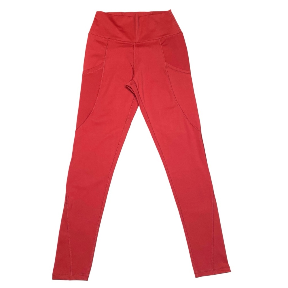 Neptune Red High-Waisted Leggings Side Pockets Women’s Size L - Great Condition